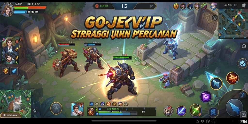 Tampilan gameplay seru dan strategi mendalam di GOJEKVIP.