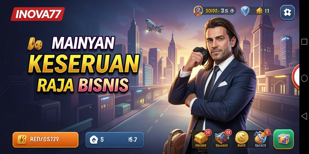 Tampilan gameplay INOVA77 yang menakjubkan dan interaktif.