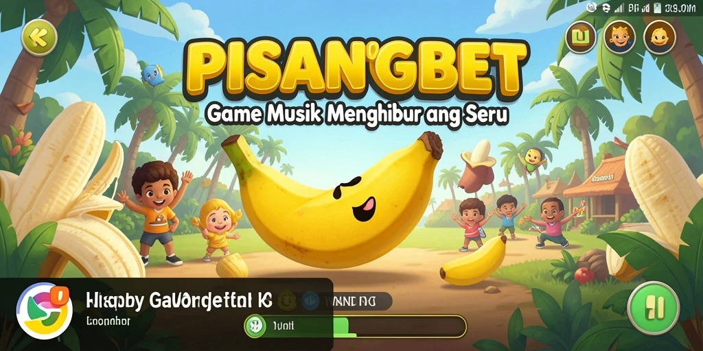 Tangkapan layar gameplay PISANGBET menampilkan keseruan bermain musik.