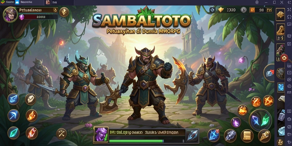 Gameplay MMORPG yang seru dan mendalam di SAMBALTOTO.